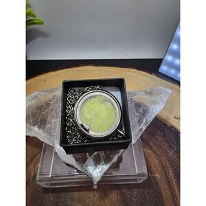 Crush Sulphur pendant w/18 inch chain
